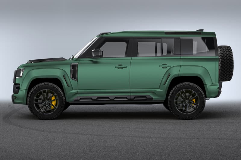 LUMMA Design LUMMA CLR LD Land Rover Defender Type L663 Wide body Kit 2020 Body Exhausts Stance Tuning Custom Built Rims Pimped Carbon Fiber 4x4 SUV