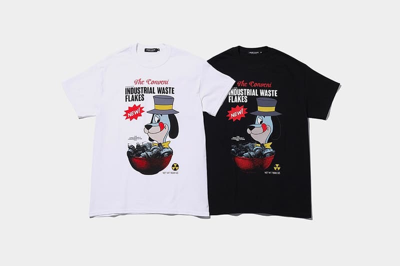 MADSTORE UNDERCOVER THE CONVENI tshirts menswear streetwear spring summer 2020 collection capsule ss20 tees graphics cereal jun takahashi hiroshi fujiwara