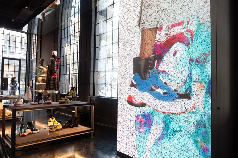 Installation Exclusive Preview Maison Margiela Crosby Street boutique Sunday