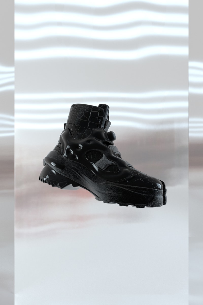 Maison Margiela x Reebok Tabi Instapump Fury Official Release Information Closer Look Drop Date Sneaker Boot Hybrid Split Toe HYPE Fall Winter 2020 FW20 Runway Sneakers Shoes Footwear