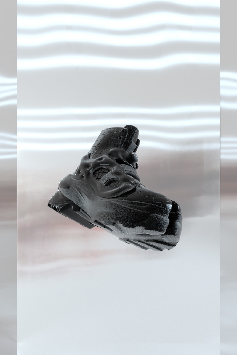 Maison Margiela x Reebok Tabi Instapump Fury Official Release Information Closer Look Drop Date Sneaker Boot Hybrid Split Toe HYPE Fall Winter 2020 FW20 Runway Sneakers Shoes Footwear