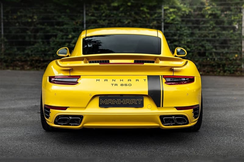 manhart porsche 911 turbo s 850 horsepower tuning upgrade custom performance german