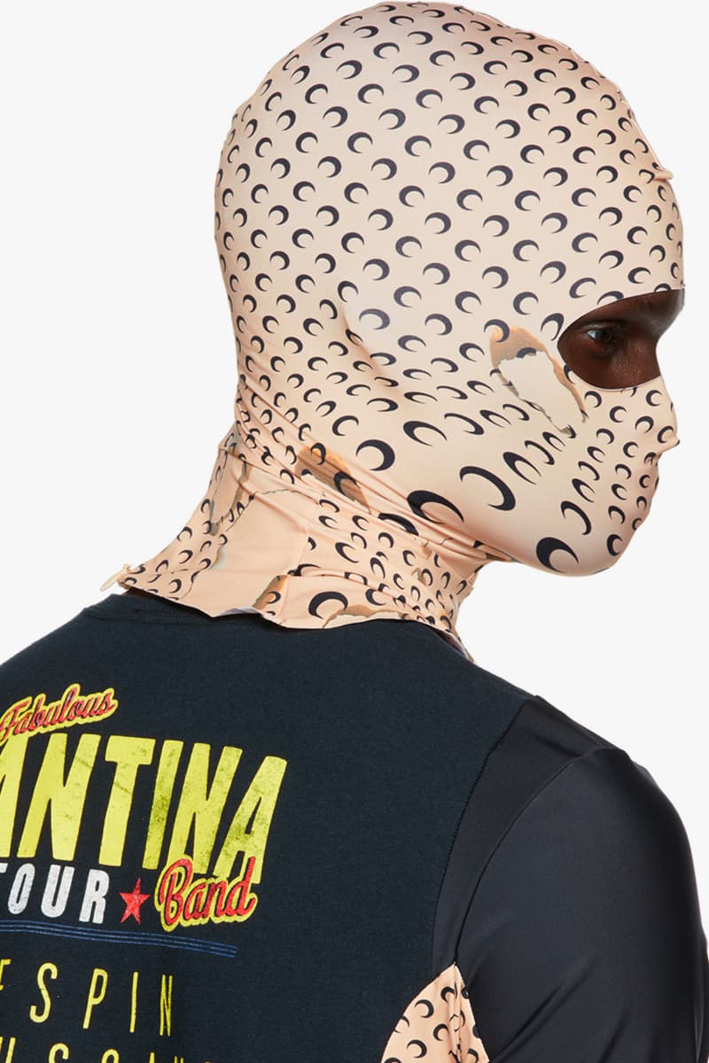Marine Serre Nylon Balaclava Beige menswear streetwear fall winter 2020 collection headwear accessories