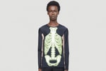 Marine Serre's Skeleton and Crescent Moon Long-Sleeve T-Shirt Has You Sorted for Halloween