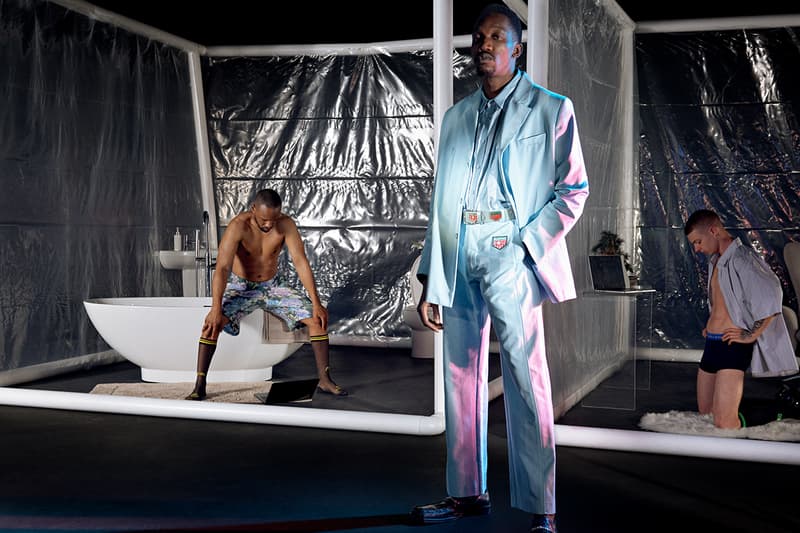 Martine Rose Spring/Summer 2021 Collection Lookbook Men's Women 1970s Underground Gay Scene San Francisco Football Culture Bankers Suits Sportswear Luxury Tailoring Subversion