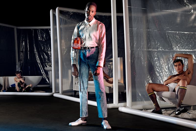 Martine Rose Spring/Summer 2021 Collection Lookbook Men's Women 1970s Underground Gay Scene San Francisco Football Culture Bankers Suits Sportswear Luxury Tailoring Subversion