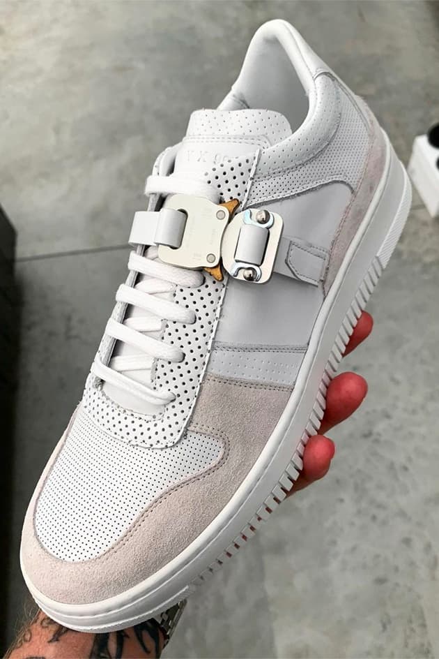Matthew M Williams ALYX signature sneaker Teaser af-1 Footwear Shoes Cobra Buckle