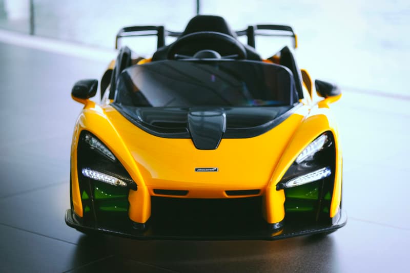 McLaren Senna Ride-On Electric Toy Car Release black Mira orange Vega blue Memphis red white yellow green