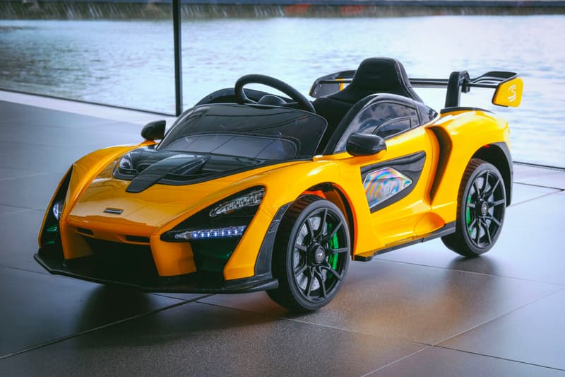 McLaren Senna Ride-On Electric Toy Car Release black Mira orange Vega blue Memphis red white yellow green