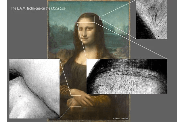 mona lisa hidden drawing discovery leonardo da vinci louvre pascal cotte scientist