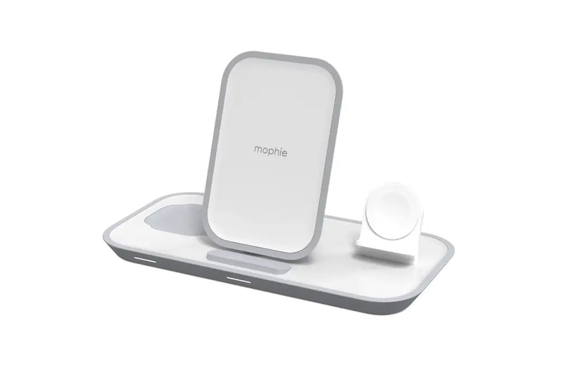 Mophie Releases 3-in-1 Wireless Charging Hub Stand iphone apple watch airpods tech wireless battery nightstand tech gadgets 