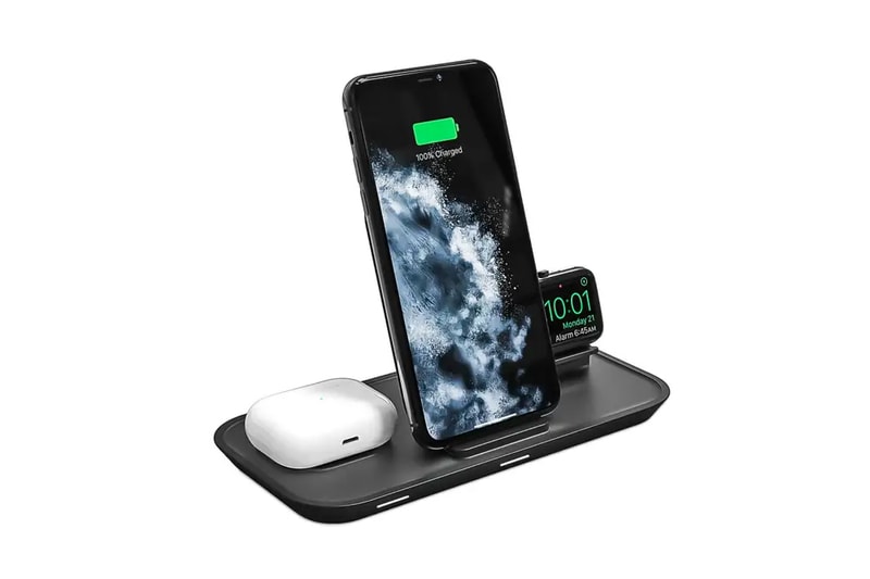 Mophie Releases 3-in-1 Wireless Charging Hub Stand iphone apple watch airpods tech wireless battery nightstand tech gadgets 