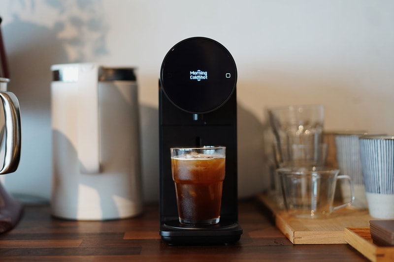 kickstarter the morning machine coffee capsule brewer nespresso custom settings weight scale
