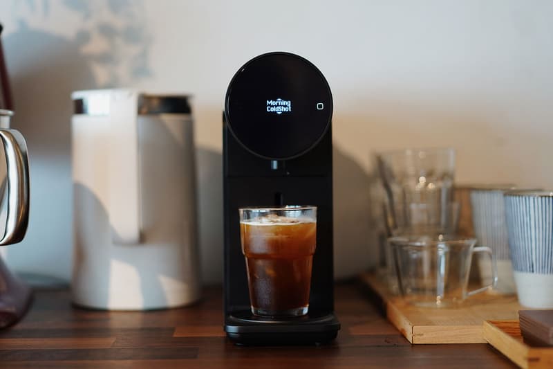 kickstarter the morning machine coffee capsule brewer nespresso custom settings weight scale
