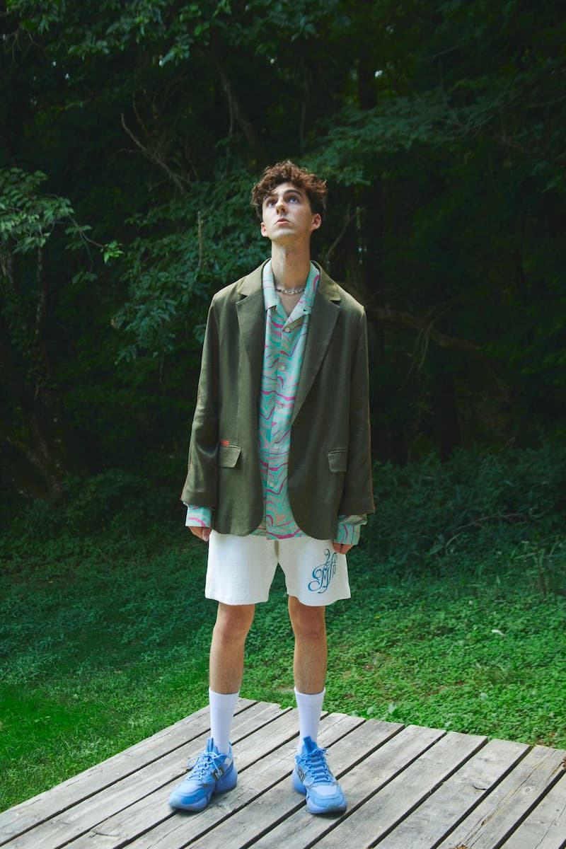 MYne Spring Summer 2021 Lookbook menswear streetwear ss21 collection hoodies tees jackets pants shirts button ups