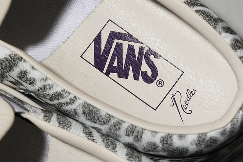 NEEDLES VAULT by VANS  Slip-On  ZEBRA LEOPARD Release footwear surf skate japan retail animal prints classic trainers sneakers  