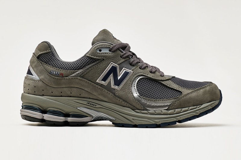 New Balance 2002R Grey Black revived classic running silhouette nubuck leather mesh panel uppers ABZORB technology N-ergy cushioning sole unit