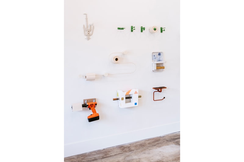 Marta and Plant Paper "Over / Under" Exhibition toilet paper holders Nifemi Marcus-Bello beading royal scepter Yoruba tribe Nigeria