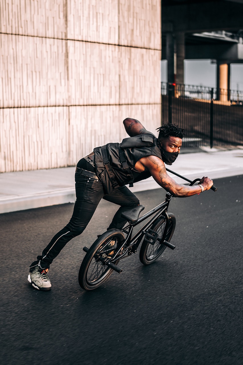 nigel sylvester BMX rider biker make it all light up short film movie boring company flamethrower elon musk mercedes benz slr watch stream