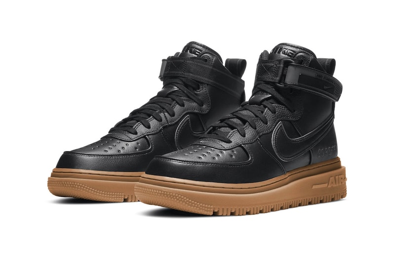 Nike Air Force 1 GORE-TEX Black Gum CT2815 001 menswear streetwear spring summer 2020 collection footwear sneakers shoes kicks trainers runners