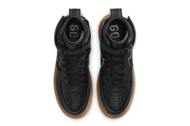 Nike Air Force 1 GORE-TEX Black Gum CT2815 001 menswear streetwear spring summer 2020 collection footwear sneakers shoes kicks trainers runners