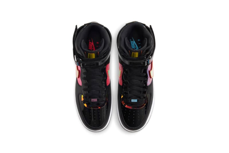 Nike Air Force 1 "Good Game" Pack Low '07 LV8 Hi LX Sneaker Release Information Drop Date Closer Look Metallic Iridescent Shiny Color Flip Hologram Reflective
