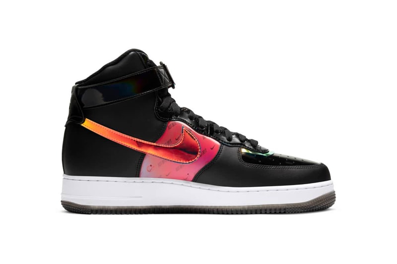 Nike Air Force 1 "Good Game" Pack Low '07 LV8 Hi LX Sneaker Release Information Drop Date Closer Look Metallic Iridescent Shiny Color Flip Hologram Reflective 