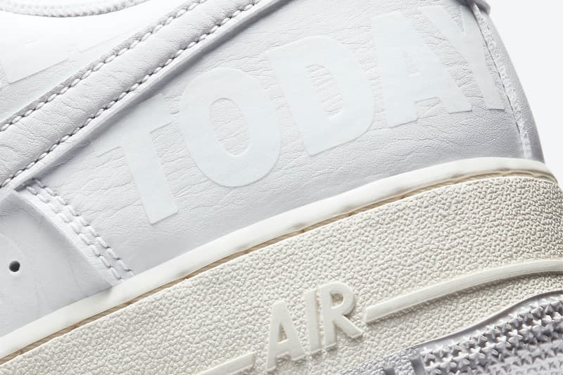 Nike Air Force 1 Low Hi "Toll Free" CJ1631-100 CU1414-001 "White/Vast Grey-Sail-Black" "Black/Black-Sail-Vast Grey" ’07 Premium Sneaker Release Information Closer Look Drop Date "1-800"