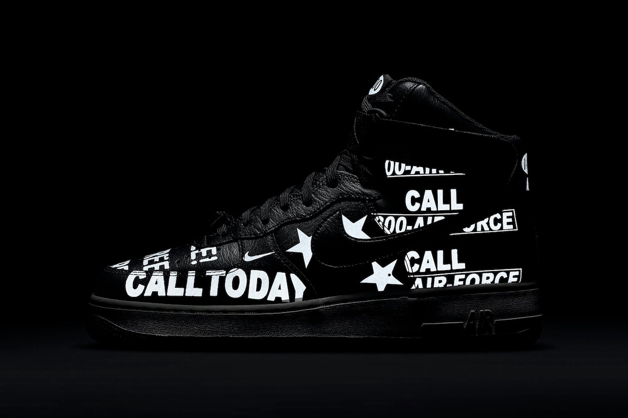Nike Air Force 1 Low Hi "Toll Free" CJ1631-100 CU1414-001 "White/Vast Grey-Sail-Black" "Black/Black-Sail-Vast Grey" ’07 Premium Sneaker Release Information Closer Look Drop Date "1-800"