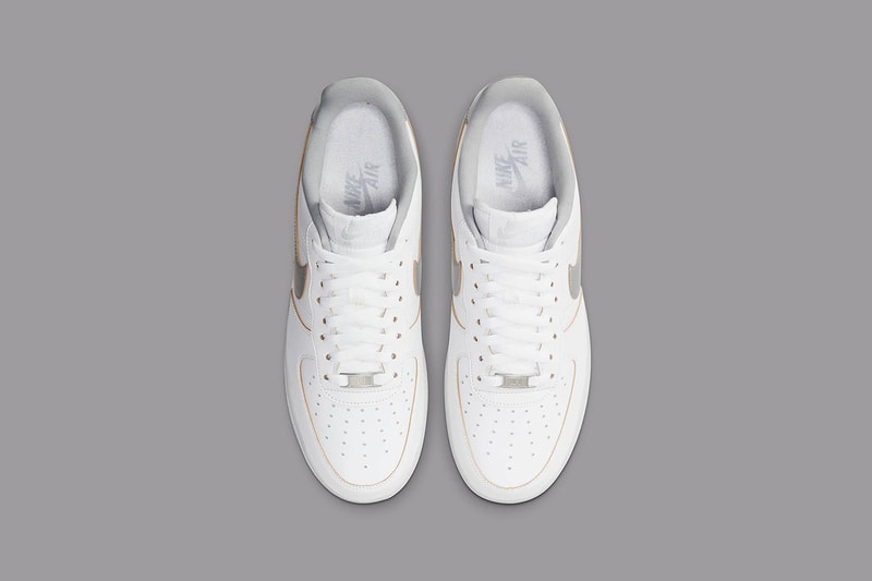 Nike Air Force 1 Low "Label Maker" dc5209-100 AF1 1982 High Old School Inspiration Footwear Sneaker Release Information Drop Date White Blue Stamp Vintage Retro Branding Luxury Premium Leather 