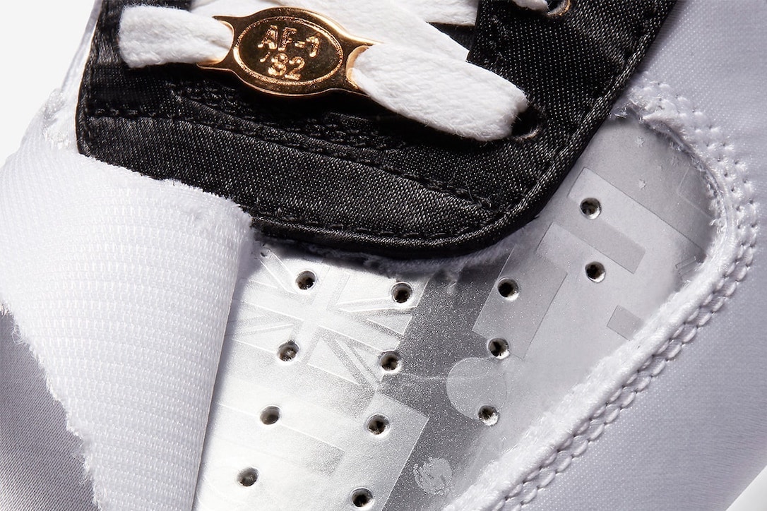 Nike Air Force 1 Low “Olympic” DA1345-014 "Black/Metallic Silver-Chie" Release Information AF1 Japan Summer Tokyo Footwear Sneaker Drop Date Closer First Look Multicolored Materials Reveal Metallic Underlays