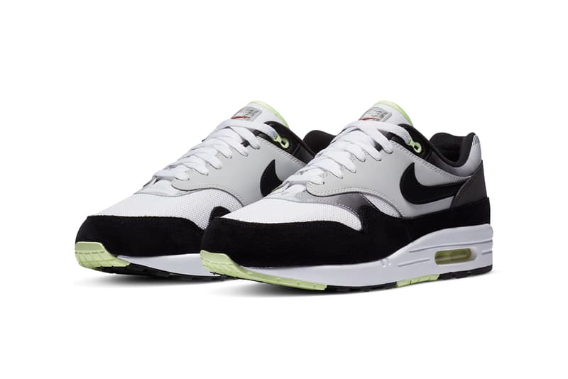 nike sportswear air max 1 white pure platinum iron grey black 95 neon DB1998 100 official release date info photos price store list buying guide