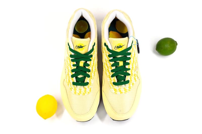 Nike Air Max 1 Lemonade 2020 Release Info CJ0609-700 Pine Green True White solebyjc