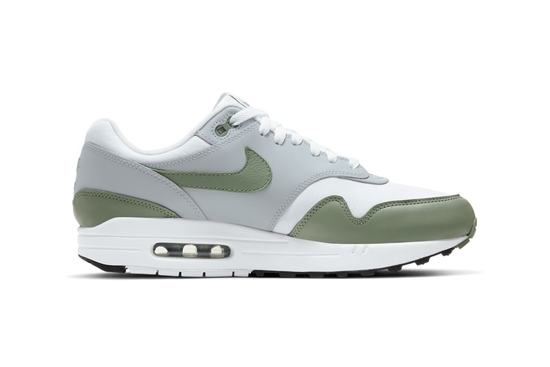 nike sportswear air max 1 spiral sage mystic date white gray green brown db5074 100 101 official release date info photos price store list buying guide