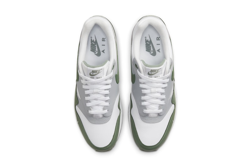 nike sportswear air max 1 spiral sage mystic date white gray green brown db5074 100 101 official release date info photos price store list buying guide