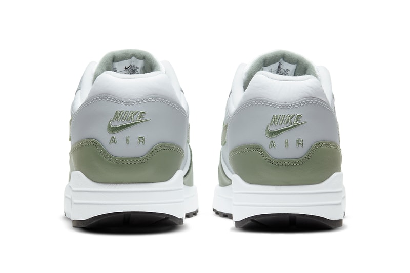 nike sportswear air max 1 spiral sage mystic date white gray green brown db5074 100 101 official release date info photos price store list buying guide