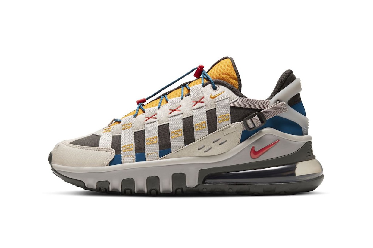 Nike Air Max 270 Vistascape "Light Orewood Brown" "Chile Red" "Newsprint" CQ7740-100 Sneaker Release Information Footwear Drop Date First Look Tactile Rugged ACG Price