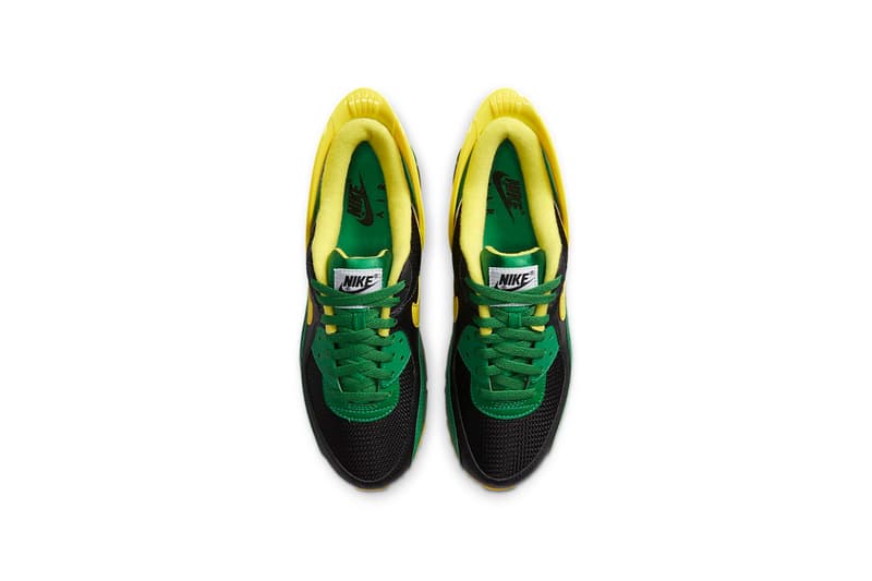 nike air max flyease apple green yellow strike black