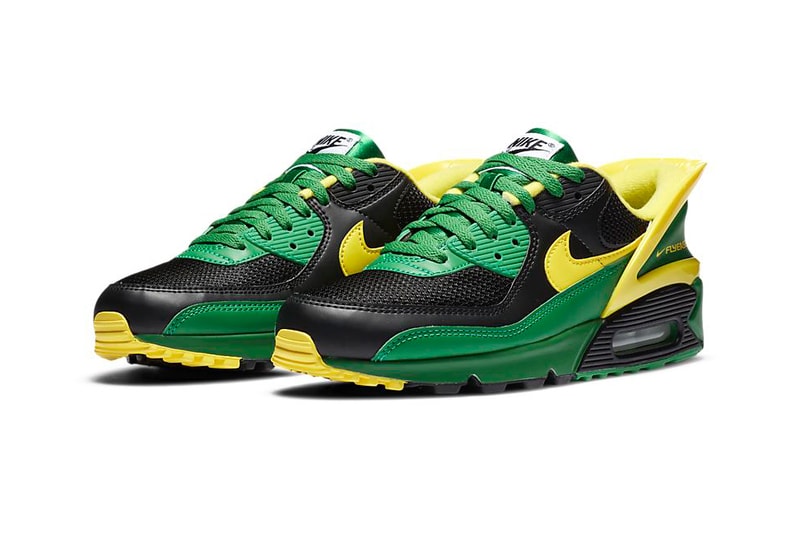 nike air max flyease apple green yellow strike black
