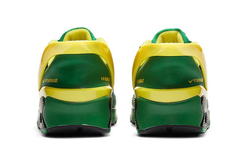 nike air max flyease apple green yellow strike black