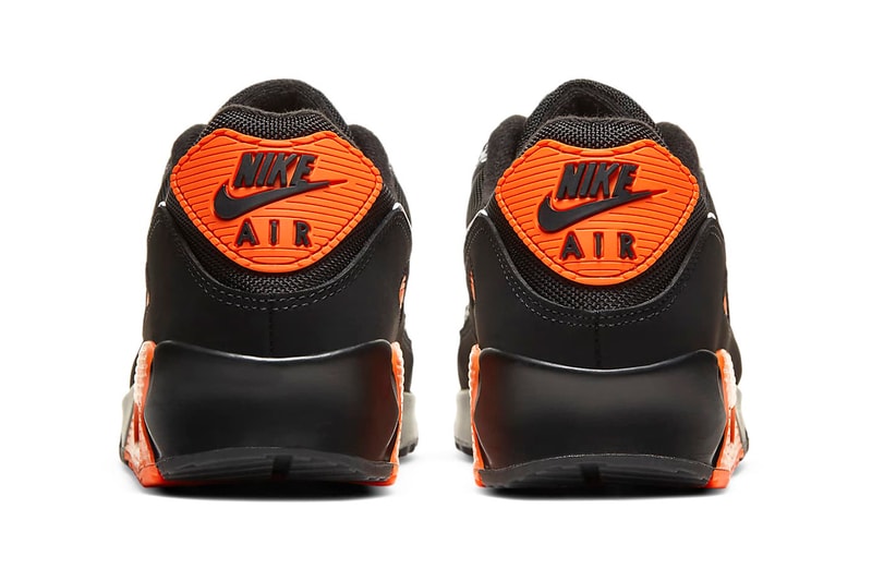 nike air max 90 safari black white safety orange details DA5427-001 release information buy cop purchase hanon