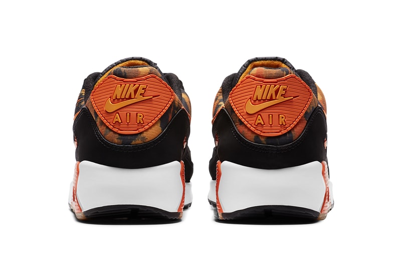 nike sportswear air max 90 starfish orange camo black white kumquat yellow CZ7889 001 official release date info photos price store list buying guide