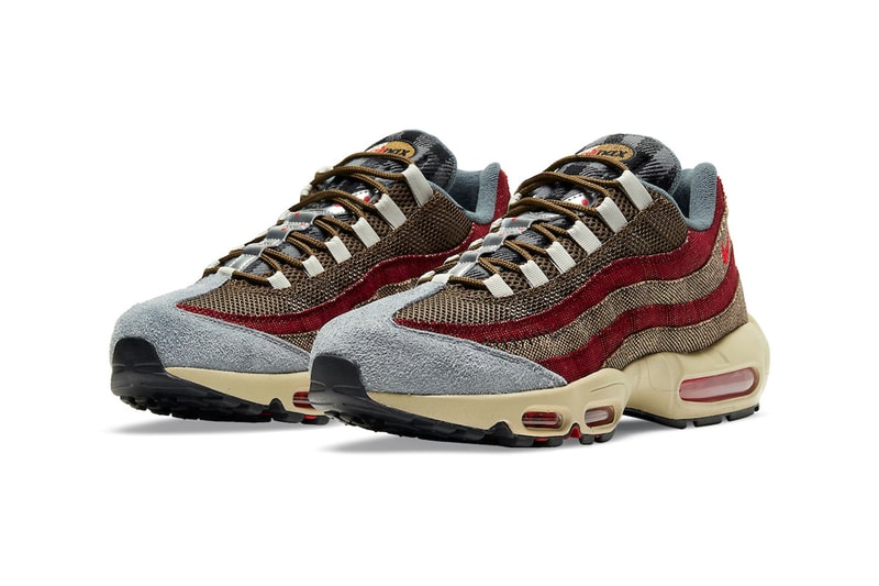 Nike Air Max 95 Freddy Krueger Official Look Release Info DC9215-200 Date Buy Price Velvet Brown University Red Team A Nightmare on Elm Street