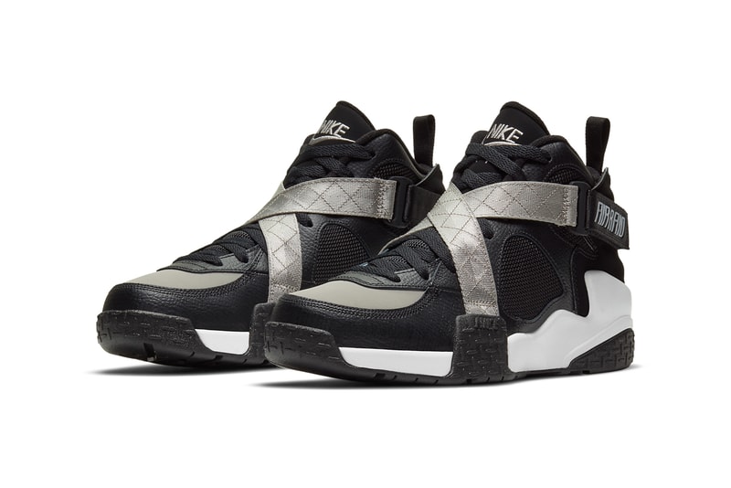 nike sportswear basketball air raid black gray white dc1412 001 2020 tinker hatfield official release date info photos price store list buying guide