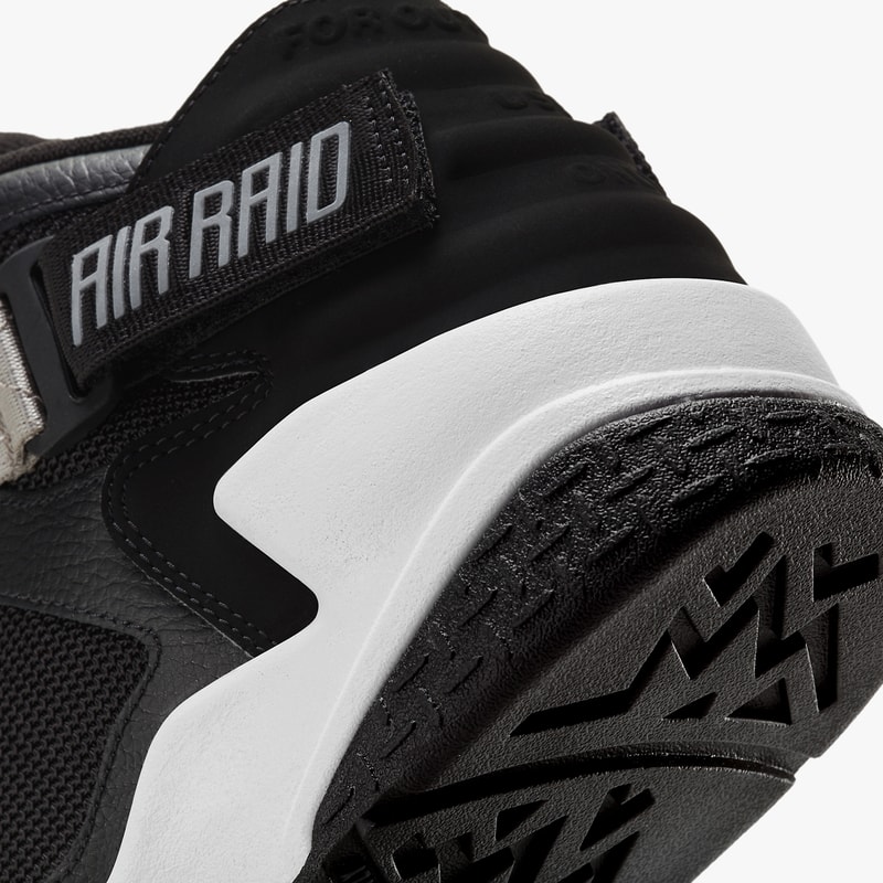 nike sportswear basketball air raid black gray white dc1412 001 2020 tinker hatfield official release date info photos price store list buying guide