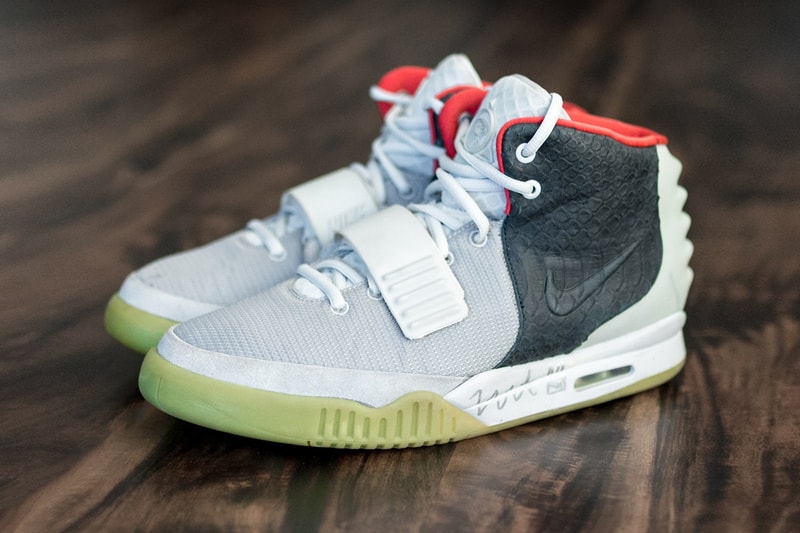 Nike Air Yeezy 2 Mismatch Sample Best Look Yet Solar Platinum Kanye West 