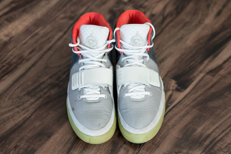 Nike Air Yeezy 2 Mismatch Sample Best Look Yet Solar Platinum Kanye West 