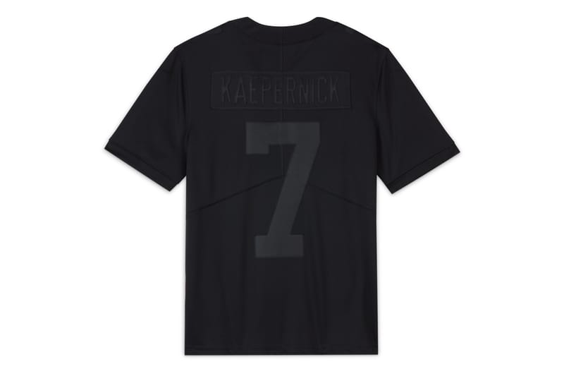 Nike No7 Colin Kaepernick Black Men's Stitched NFL Vapor Untouchable Limited Jersey