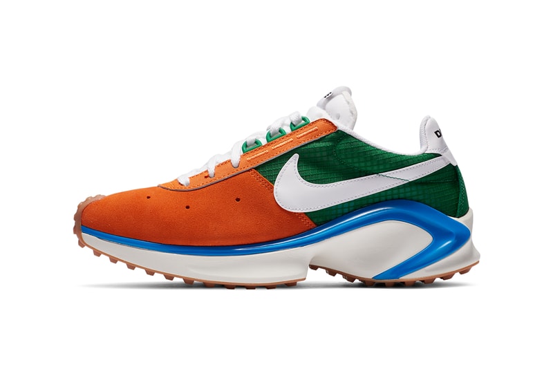 nike d ms x waffle starfish orange pine green sail blue white gum CQ0205 800 official release date info photos price store list buying guide