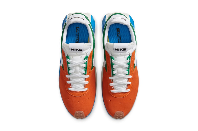 nike d ms x waffle starfish orange pine green sail blue white gum CQ0205 800 official release date info photos price store list buying guide